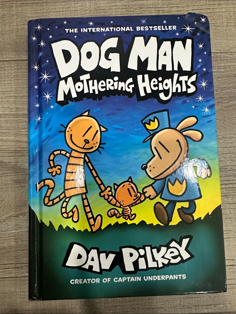 Scholastic Dog Man Mothering Heights Dav Pilkey Hardcover Book 10